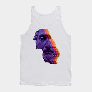 aesthetic glitch effect Tank Top